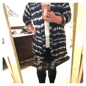 French Laundry Lightweight Tye-Dye cardigan
